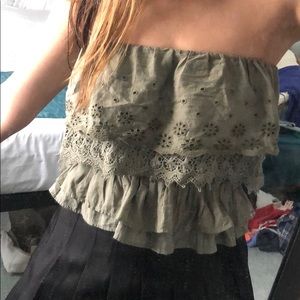 American Eagle strapless shirt